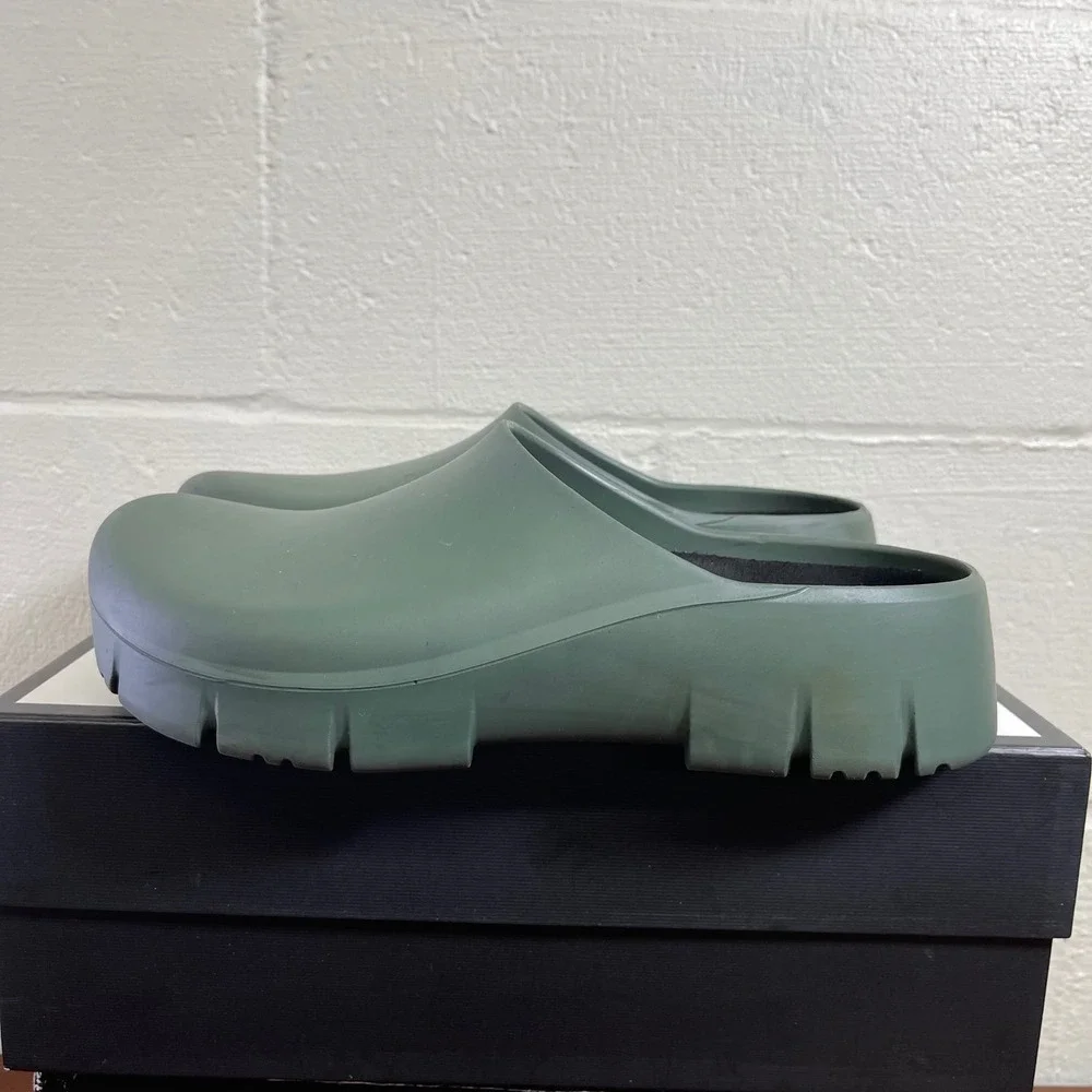 Birkenstock Super Birki 2.0 Green Polyurethane Clog Mule Slip On Men 44 EU/11 US